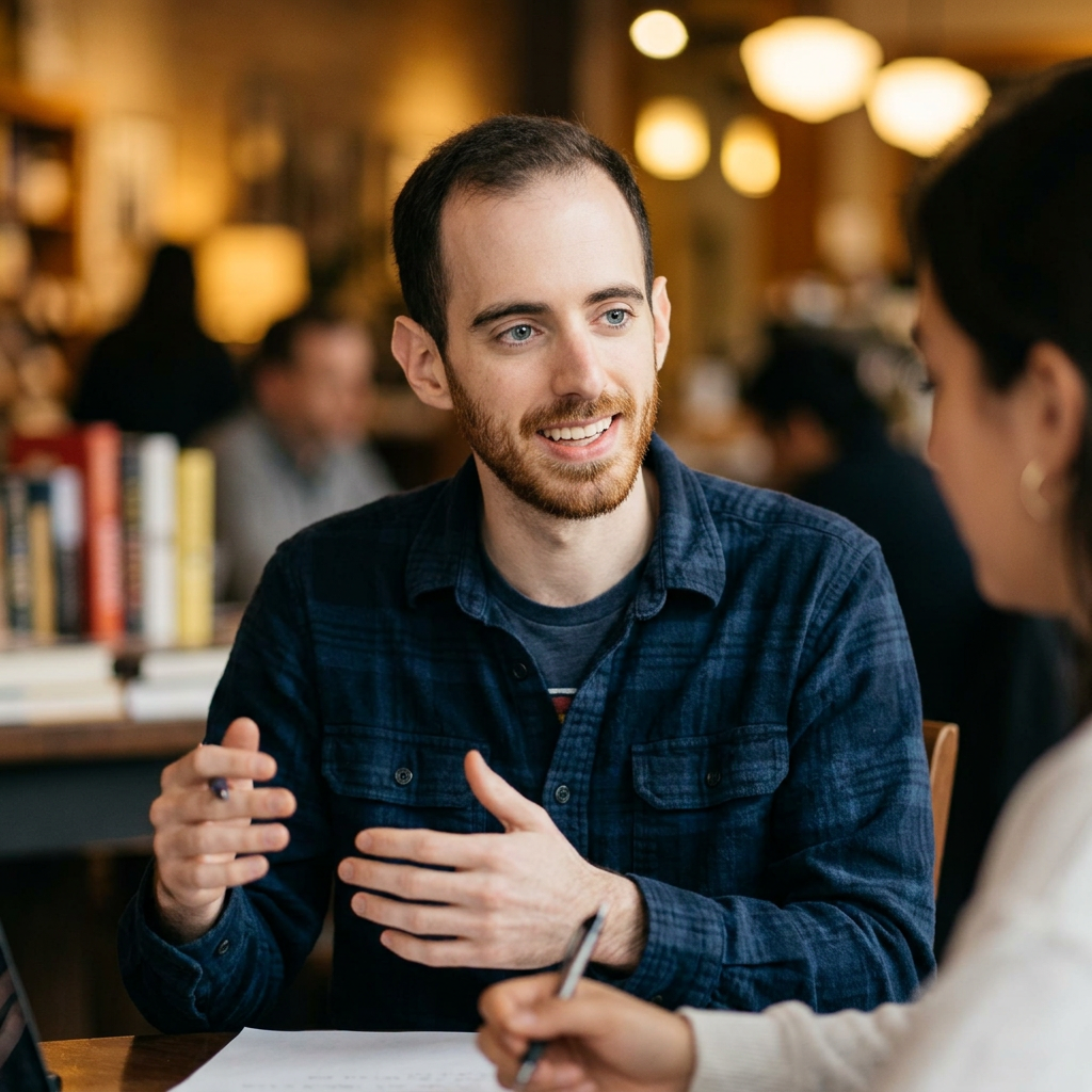 Scott Brereton in a mentoring session