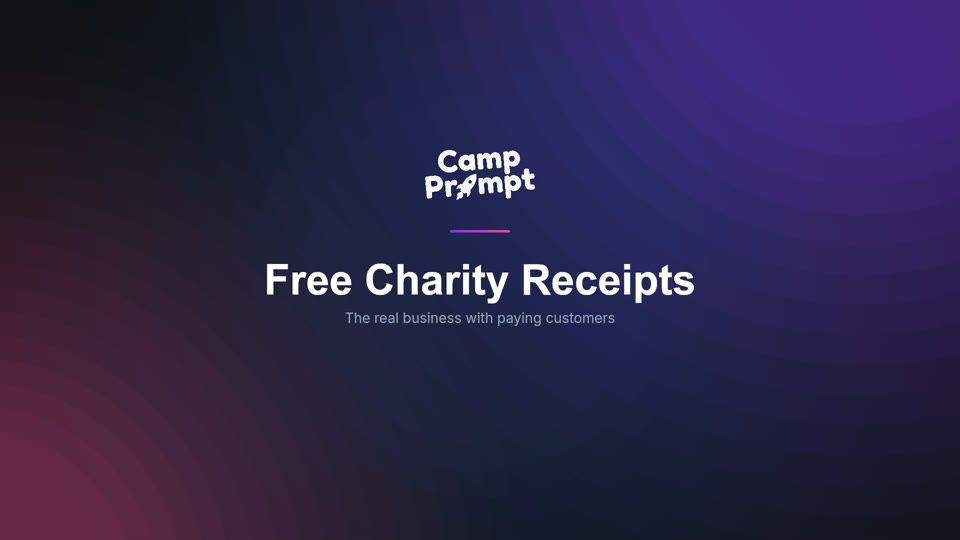 Free Charity Receipts